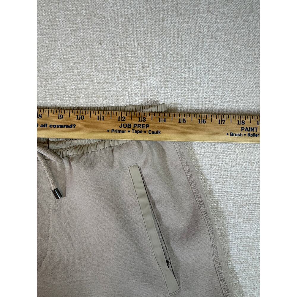 Vince Women's Small Tan Beige Jogger Pants Minimalist Luxury Stretch Casual Fit - Picture 5 of 9